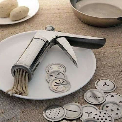 Stainless Steel Kitchen Press Maker with 12 Pieces