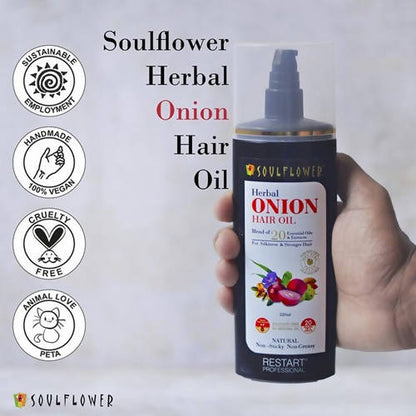 Soulflower Herbal Onion Hair Growth Oil
