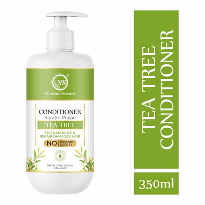 Nuerma Science Keratin Repair Tea Tree Hair Conditioner for Dandruff & Repair Damaged Hair