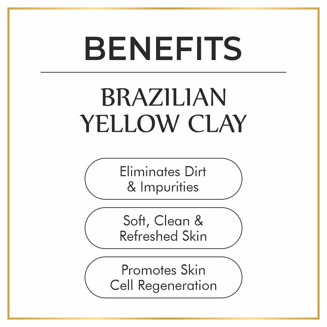 Nuerma Science Brazilian Yellow Clay | Reduces Acne & Eliminates Impurities