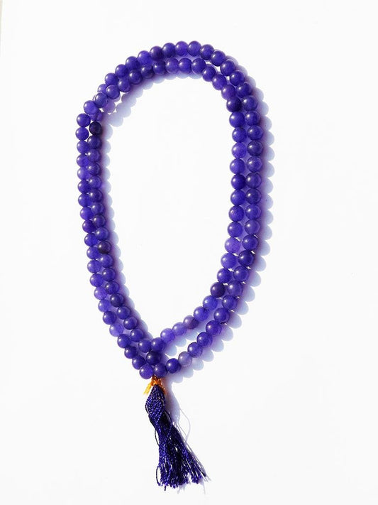 Kannssky Blue Hakik Agate Mala