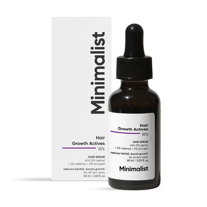 Minimalist Hair Growth Actives 18% Hair Serum