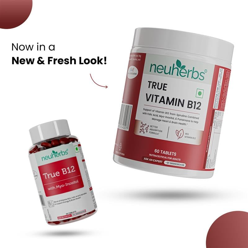 Neuherbs Plant-Based True B12 Tablets