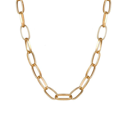 Gold-Toned Alloy Golden Chain Necklace - The Pari