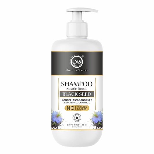Nuerma Science Sulphate Free Keratin Repair Black Seed Shampoo For Keratin Botox and Coloured Hair