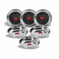 Stainless Steel Heavy Gauge Small Halwa Plates with Mirror finish -  Set of 6pc