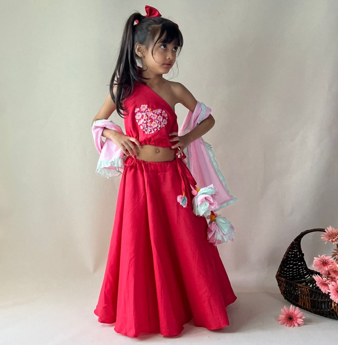 ArthLife Raspberry Pink Lehnga Set