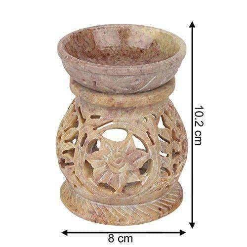 Handcrafted Soapstone Aroma Burner, Oil Diffuses