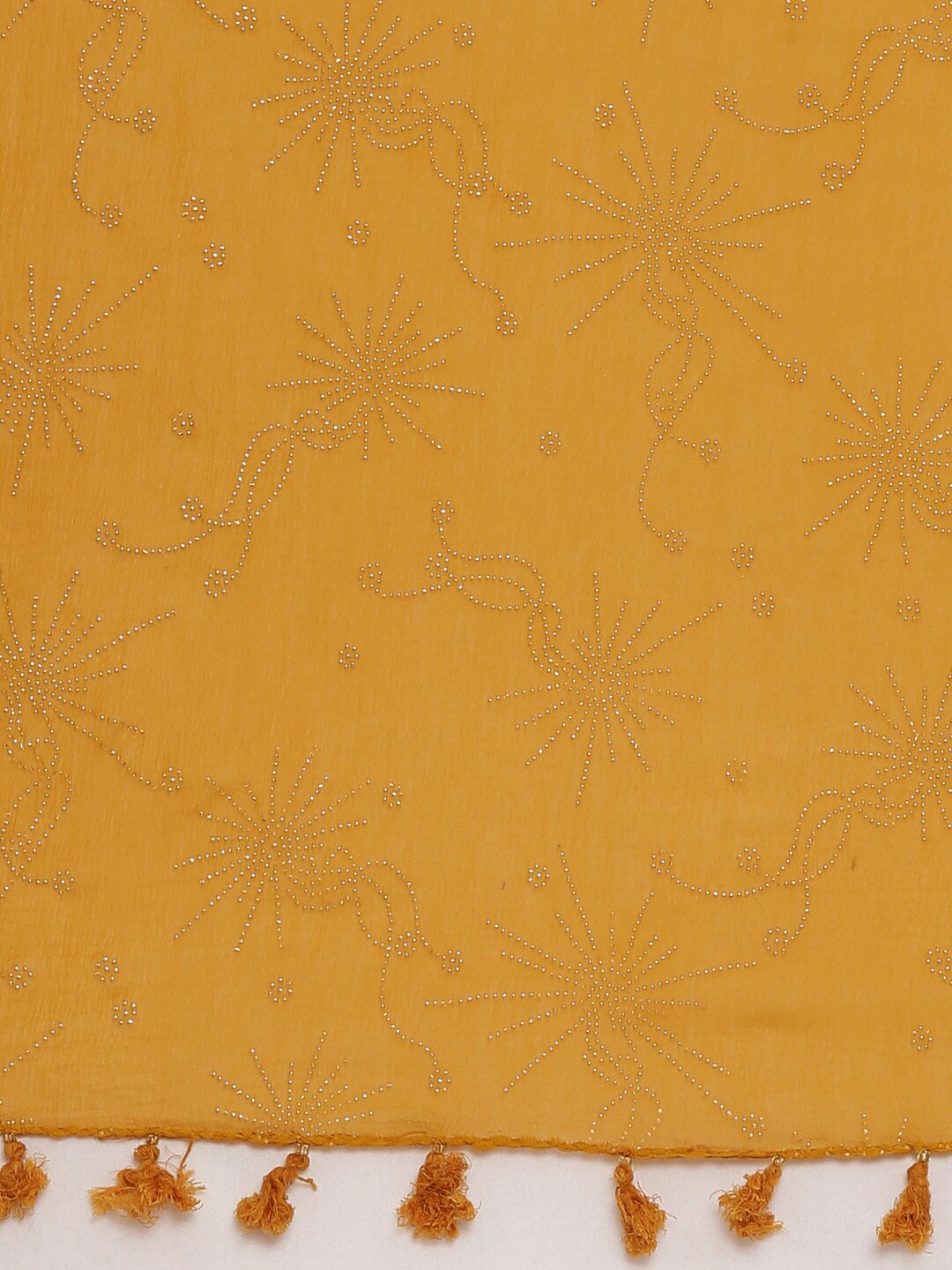 Souchii Mustard Solid Dupatta