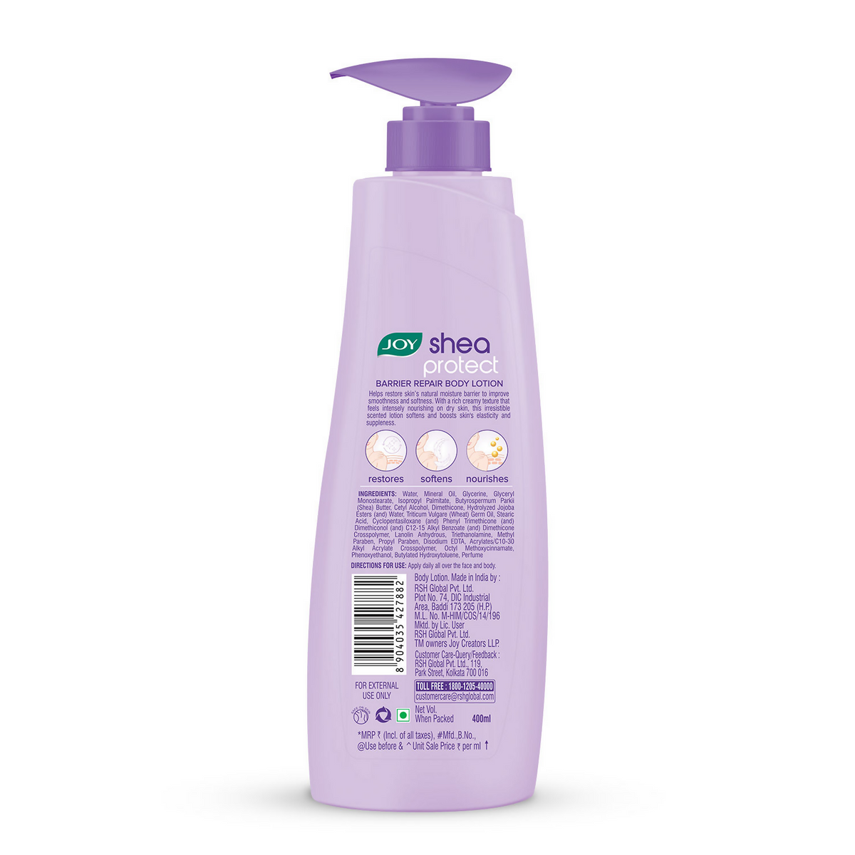 Joy Shea Protect Body Lotion For Barrier Repair WIth Ceramide & Shea Butter