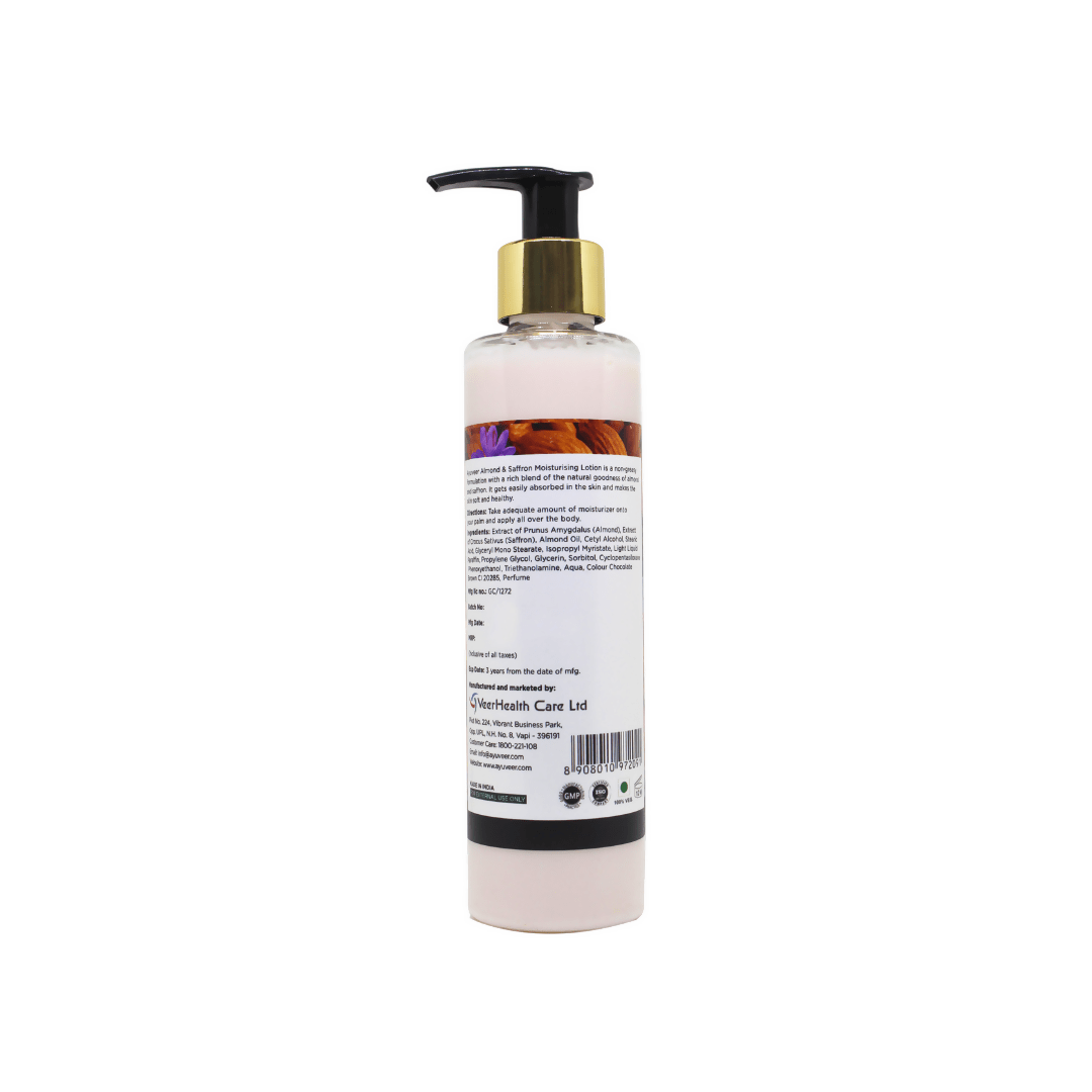 Ayuveer Almond & Saffron Moisturising Lotion
