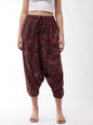 InWeave Women's Abstract Ikkat Harem Pant
