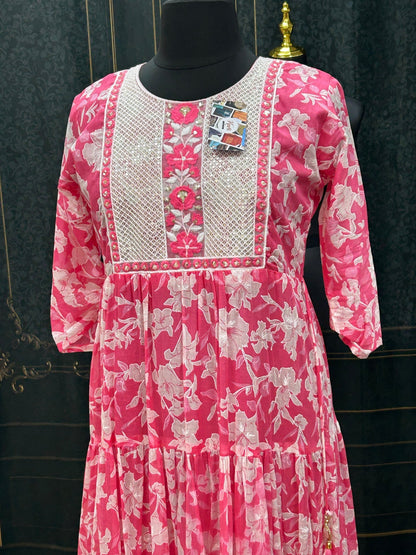 Mulmul cotton Kurti