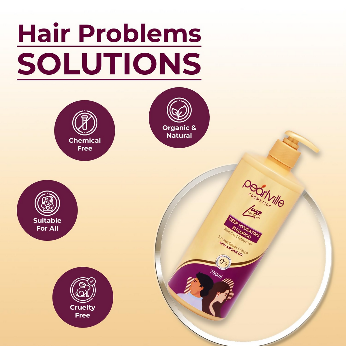 Pearlville Luxe Collection Deep Hydrating Shampoo