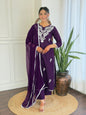 The52 Gorgeous Chikankari Work with Pure Cotton Fabric Straight Kurta, Pant and Dupatta Set