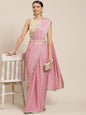 Tikhi Imli Pink Ethnic Motifs Print Saree