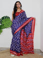Saree Mall Ethnic Motifs Printed Pure Cotton Ikat Sarees