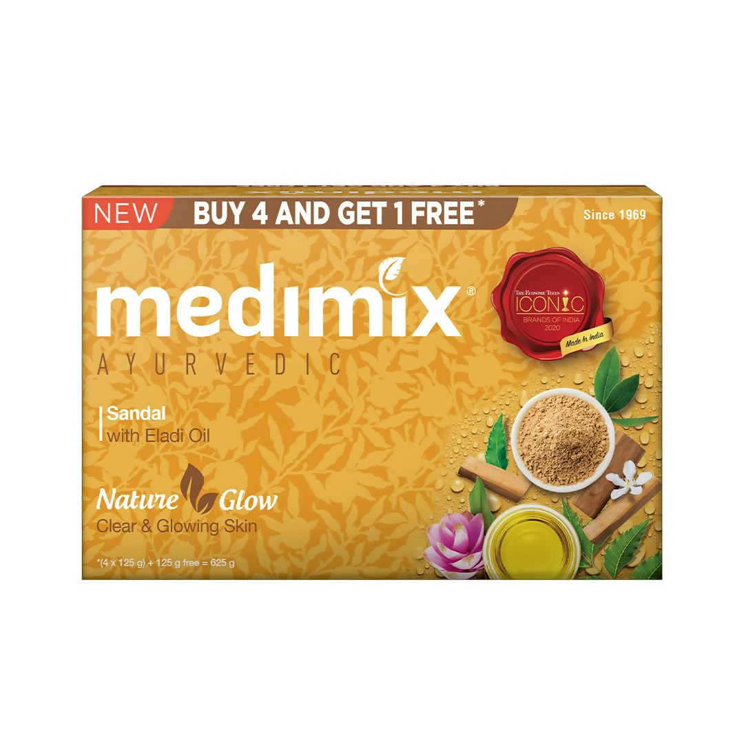 Medimix Ayurvedic Sandal Bathing Soap With Eladi Oil