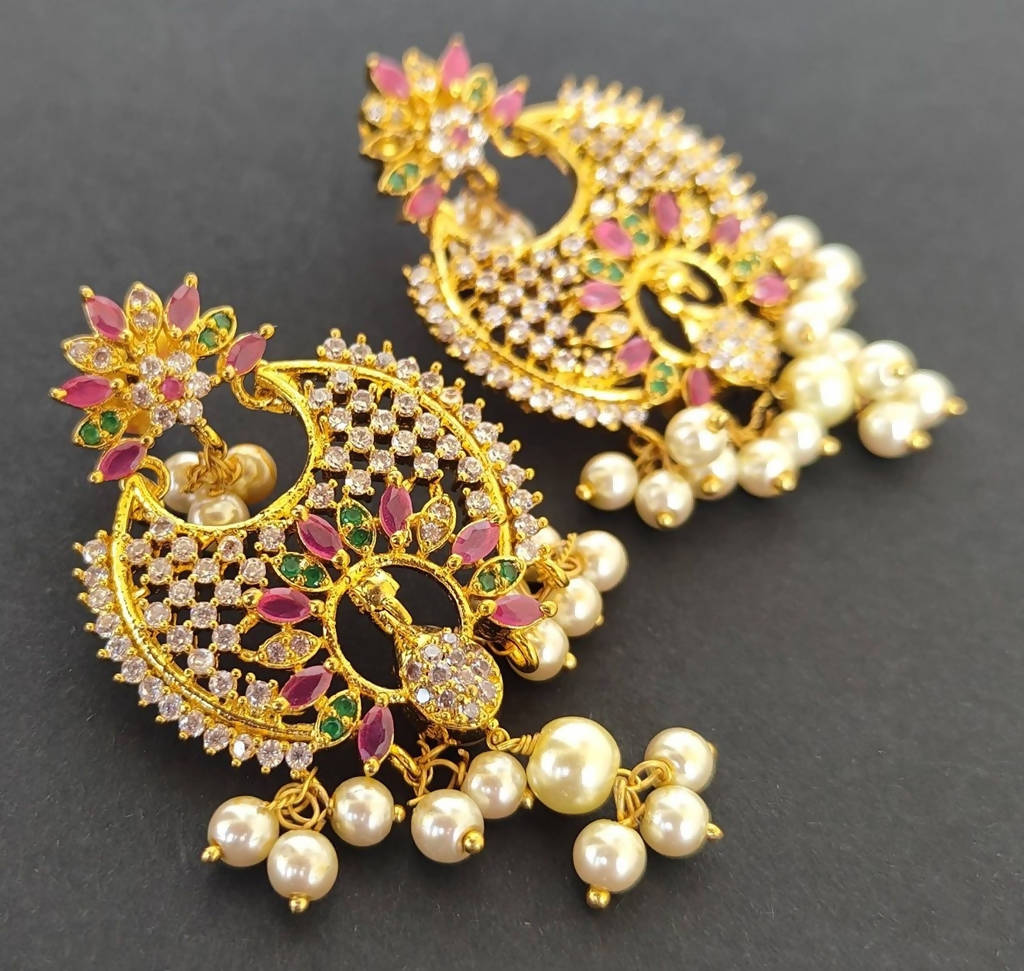 Multicolor AD Designer Earrings