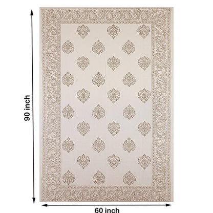 Urbano Homz Table Cloth for 6 Seater Dining Table - Cream