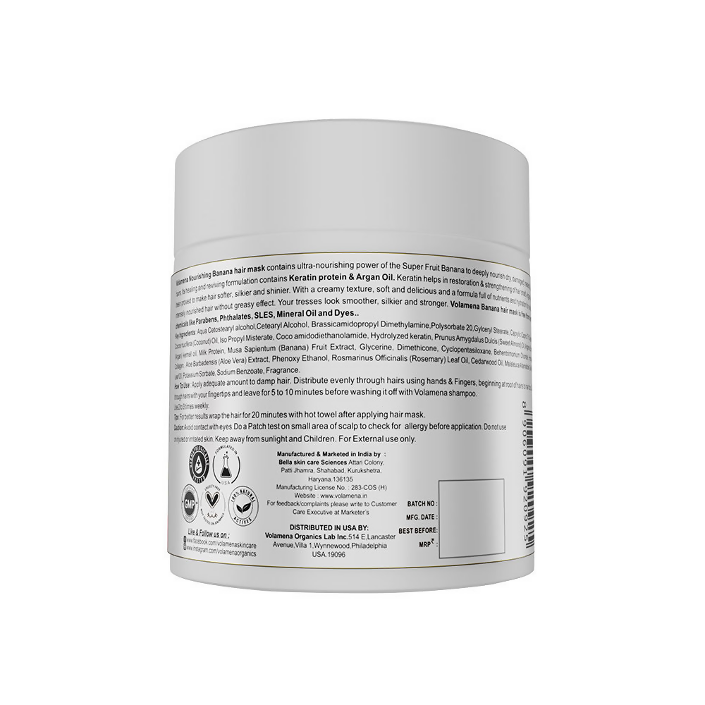 Volamena Nourishing Banana Hair Mask
