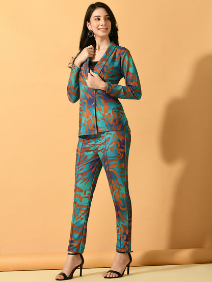 Myshka Women's Multi Printed Ombre Jacket