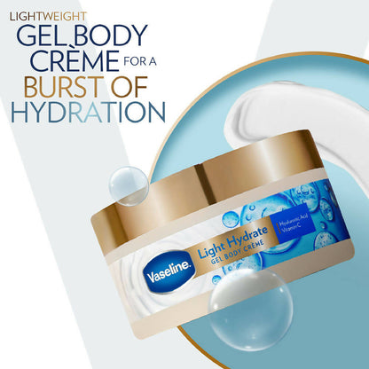 Vaseline Light Hydrate Gel Body Creme With Hyaluronic Acid & Vitamin C