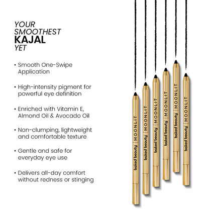 Baked Beauty Moonlit Supreme Kohl Pencil (Black)