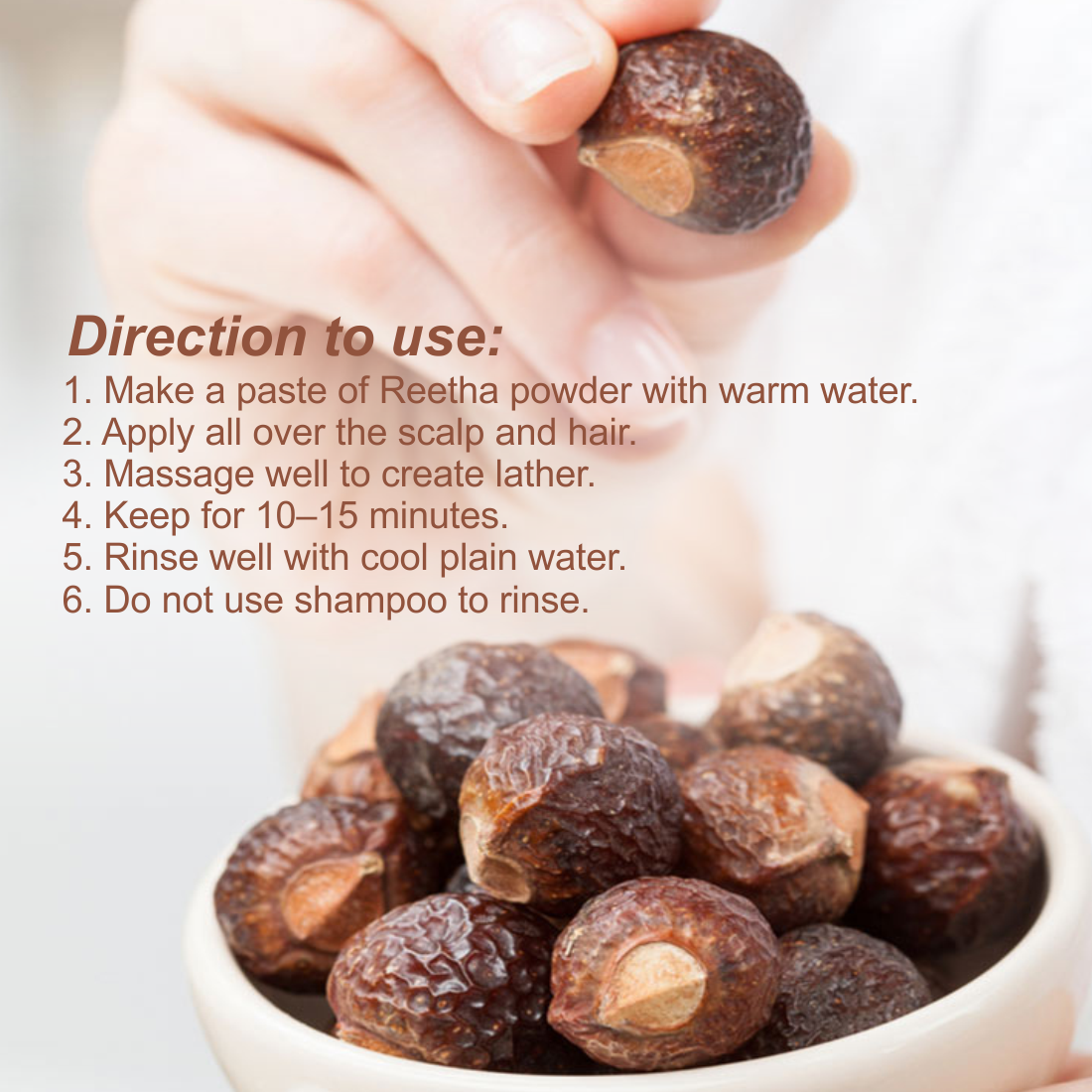 Nuerma Science Reetha powder For Skin & Hair
