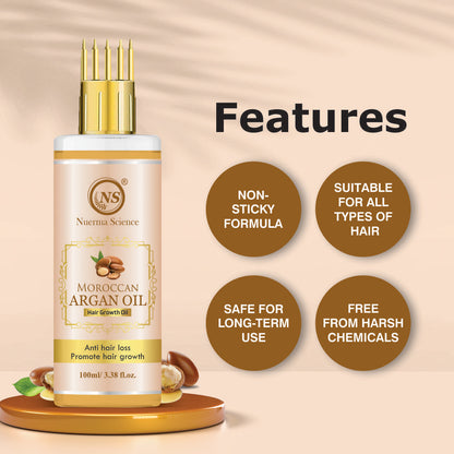 Nuerma Science Moroccan Argan Hair Oil
