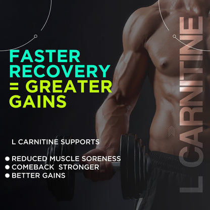 Health Veda Organics L Carnitine L-Tartrate Veg Capsules