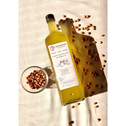 Satjeevan Organic Wood-Pressed Groundnut Oil