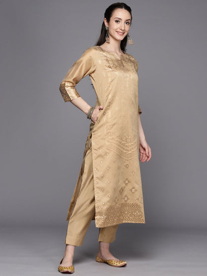Ahalyaa Woven Design Ethnic Motifs Unstitched Dress Material