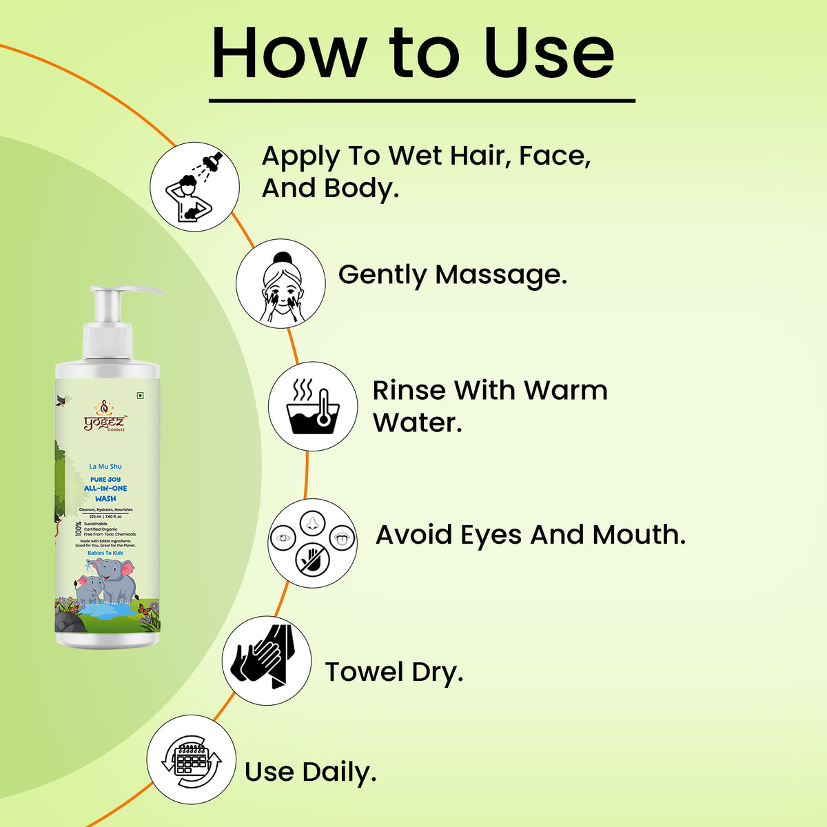 Yogez La Mu Shu Pure Joy All-in-One Wash