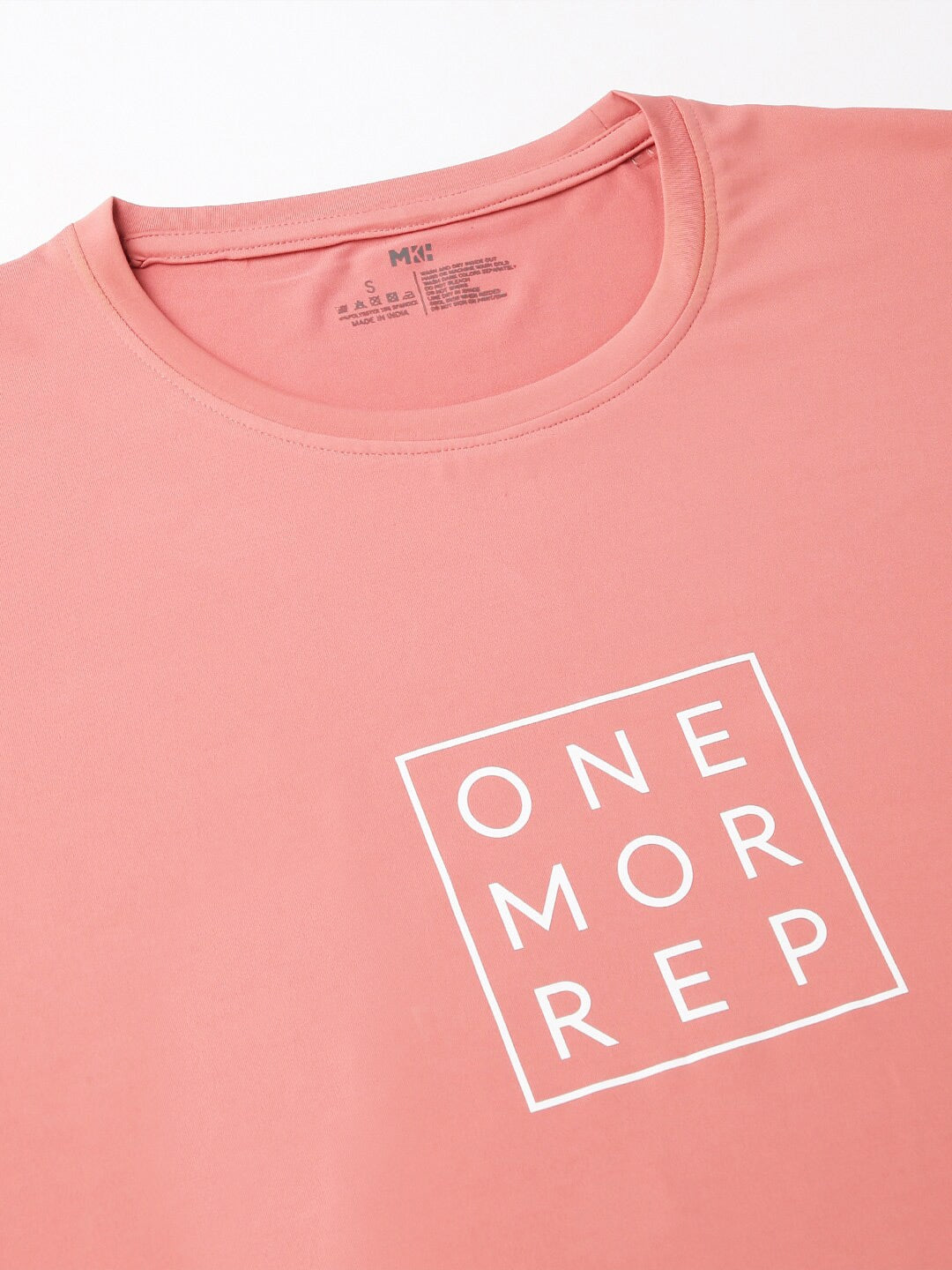 MKH Typography Printed Dri-FIT Relaxed Fit T-shirt