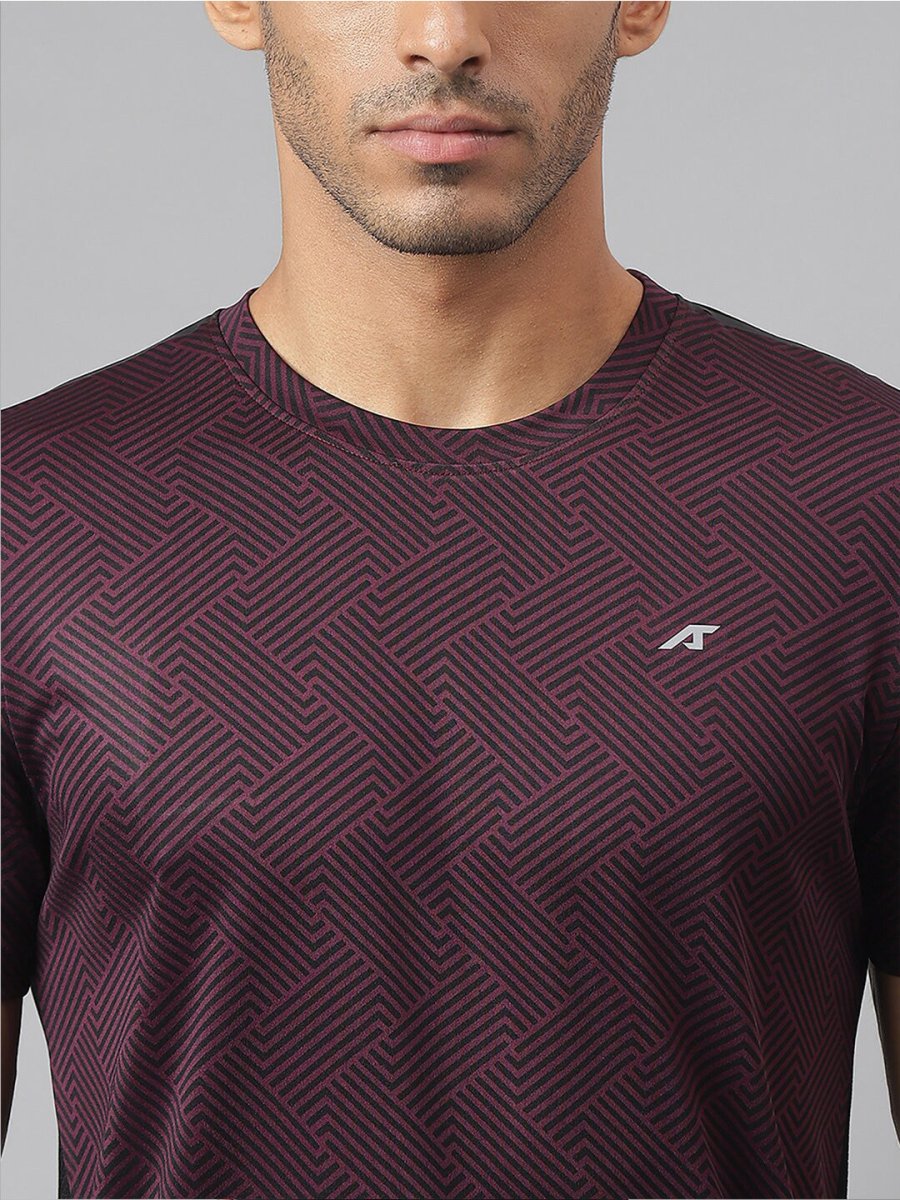 Alcis Drytech+ Anti-Static Slim-Fit Round Neck Running T-Shirt