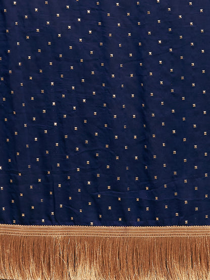 Tikhi Imli Blue Embellished Saree