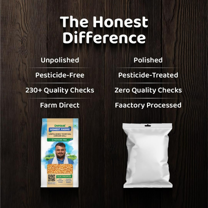 DeHaat Honest Farms Unpolished Toor Dal