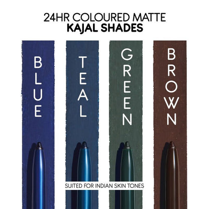 Kay Beauty By Katrina Kaif 24HR Coloured Matte Kajal - Brown