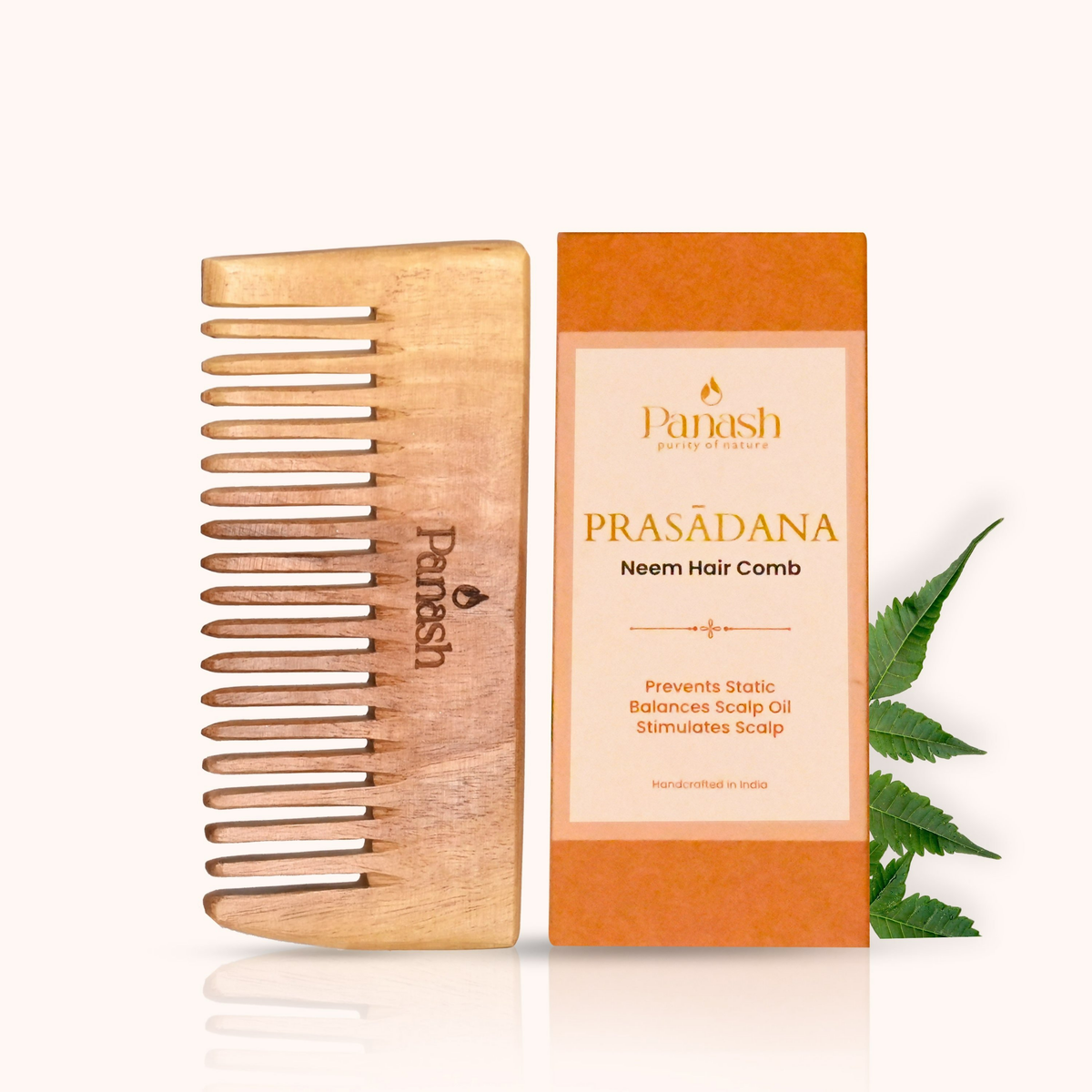 Panash Prasadana Neem Hair Comb