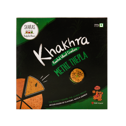 Svaras Methi Thepla Khakhra