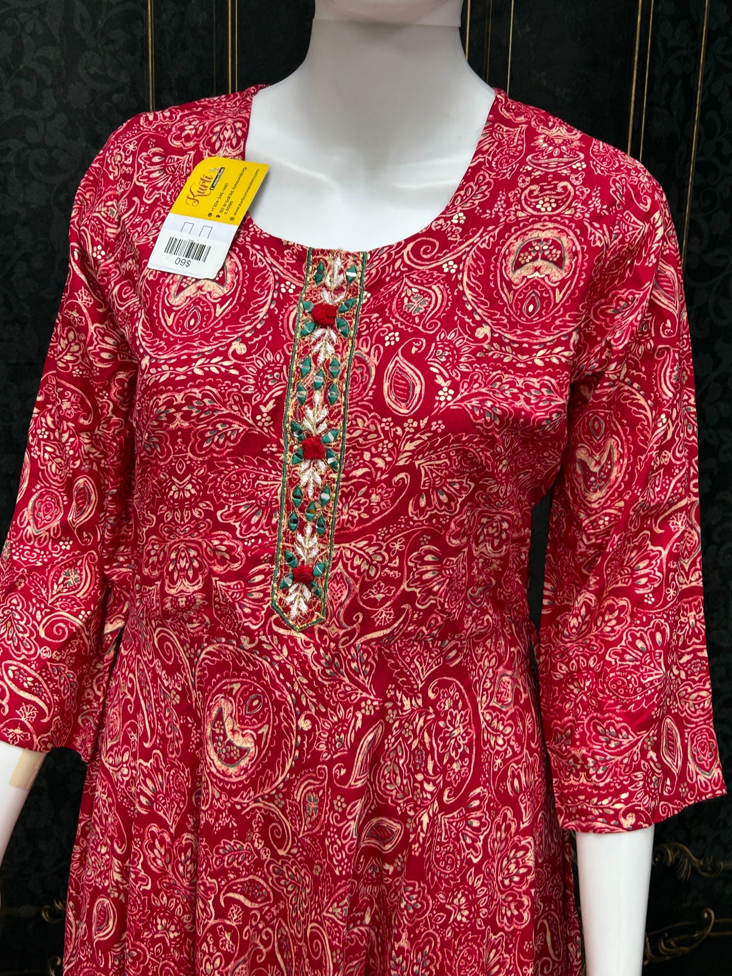 Rayon long kurti