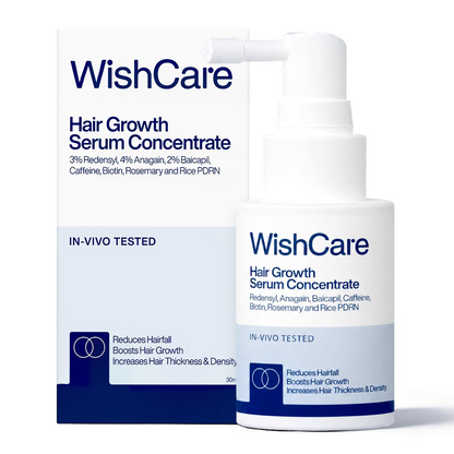 Wishcare Hair Growth Serum Concentrate With 3% Redensyl, 4% Anagain, Rice Water, Biotin