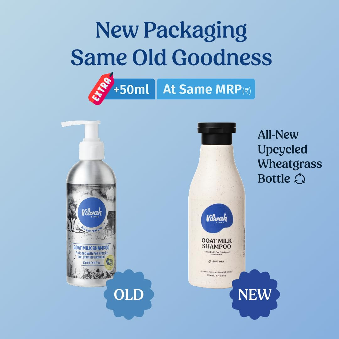 Vilvah Store Goat milk Shampoo (Intense Moisturization)