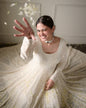 Yash Enterprise Salwar Soul Women'S White Net With Heavy Embroidery Sequin Salwar Suit