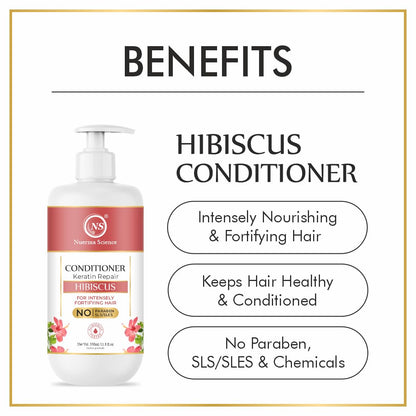 Nuerma Science Hibiscus Hair Conditioner with Keratin Repair