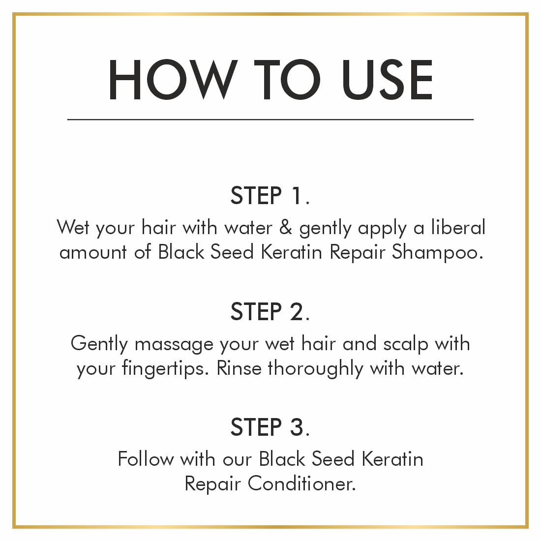 Nuerma Science Sulphate Free Keratin Repair Black Seed Shampoo For Keratin Botox and Coloured Hair