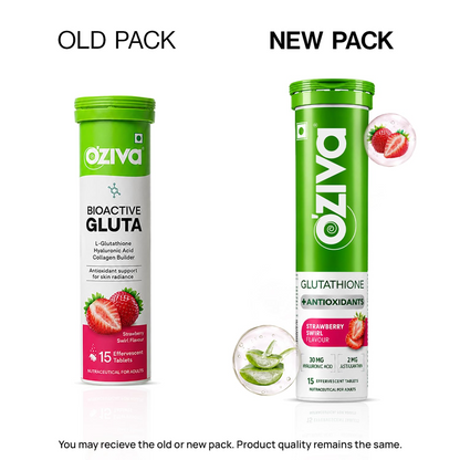 OZiva Bioactive Gluta Fizzy Effervescent Tablets