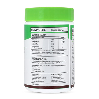 OZiva Plant Based DHT Blocker For Hair Fall Control With Stinging Nettle Extract