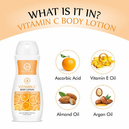 Nuerma Science Vitamin C Moisturizing Body Lotion | Deep Hydrating & Nourishing Body Lotion